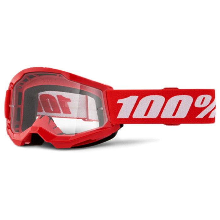 Очки подростковые 100% Strata 2 Junior Red / Clear