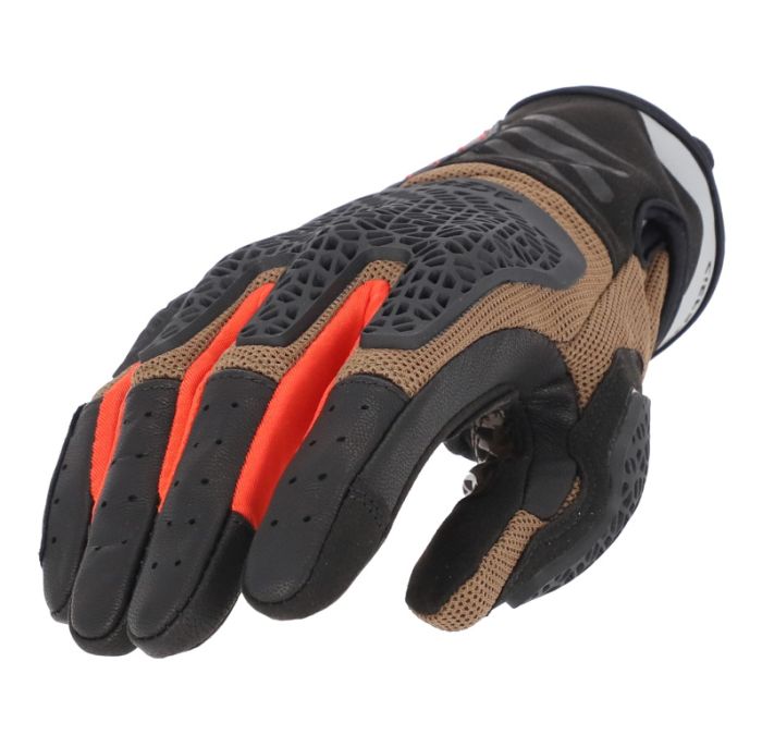 Перчатки Acerbis CE Crossover Brown/Orange
