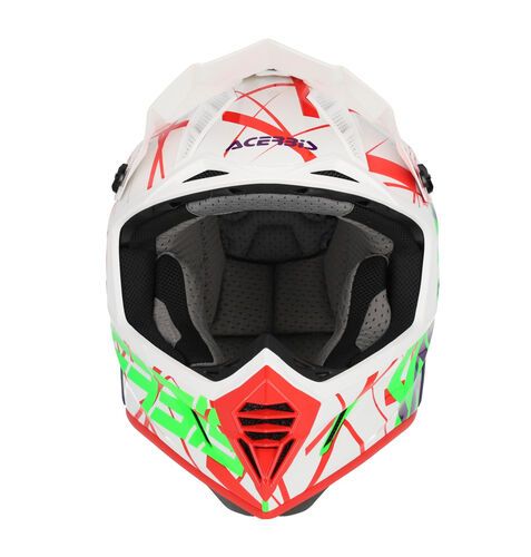Мотошлем кроссовый Acerbis X-Track 22-06 Green/White