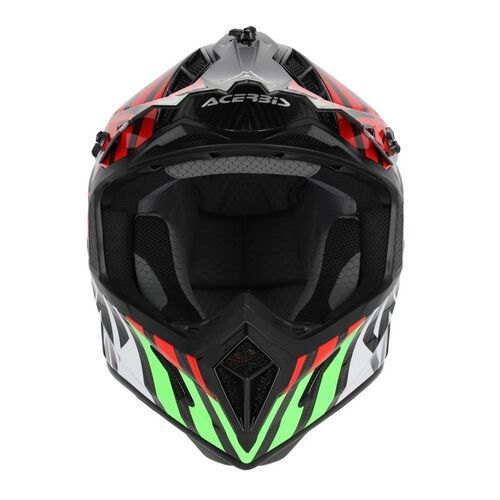 Шлем Acerbis STEEL CARBON 22-06 Green/Red