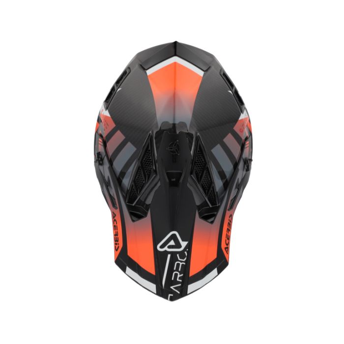 Мотошлем Acerbis Steel Carbon 22-06 Black/Orange