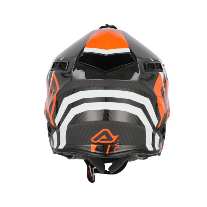 Мотошлем Acerbis Steel Carbon 22-06 Black/Orange