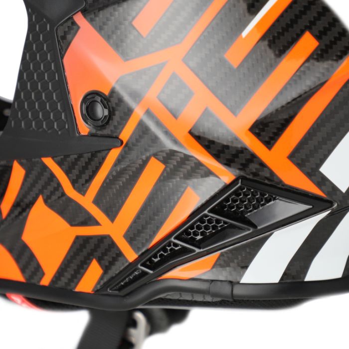 Мотошлем Acerbis Steel Carbon 22-06 Black/Orange