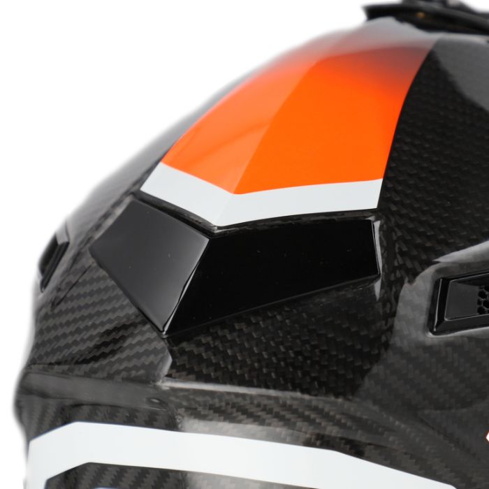 Мотошлем Acerbis Steel Carbon 22-06 Black/Orange