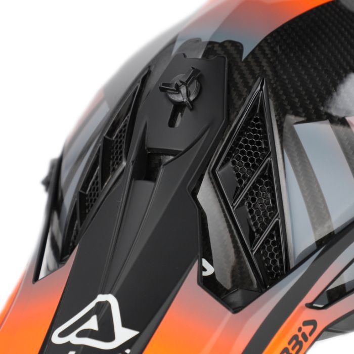Мотошлем Acerbis Steel Carbon 22-06 Black/Orange