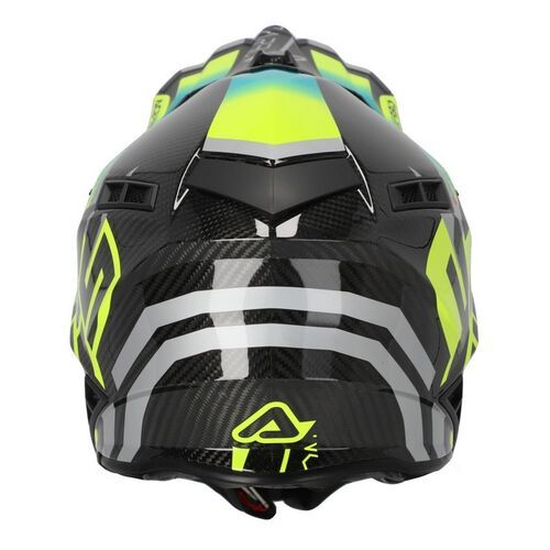 Шлем Acerbis STEEL CARBON 22-06 Light Blue/Fluo Yellow