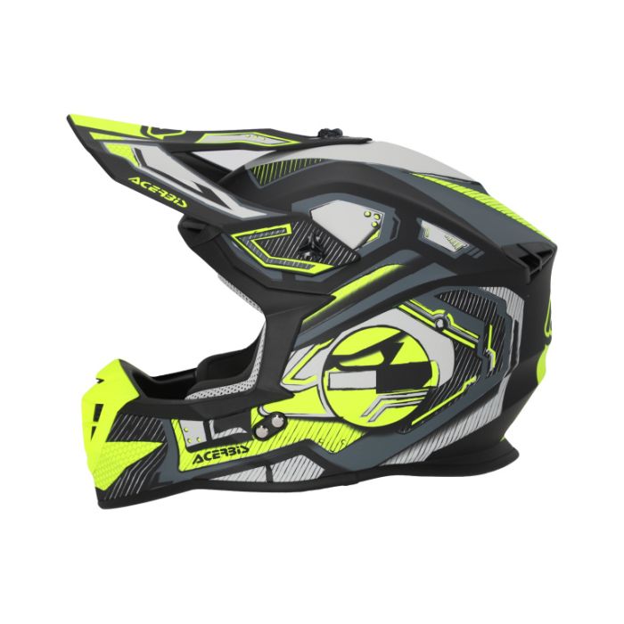 Мотошлем Acerbis Linear 22-06 Black/Fluo-Yellow