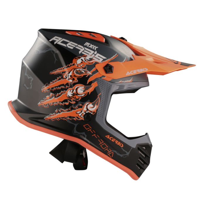 Мотошлем детский кроссовый Acerbis Profile Junior Nero/Aracnio