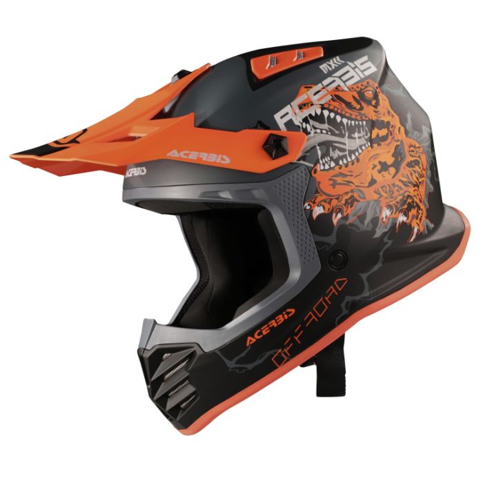 Мотошлем детский кроссовый Acerbis Profile Junior Nero/Aracnio