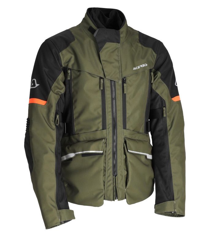 Текстильная куртка Acerbis CE X-ROVER Green/Orange