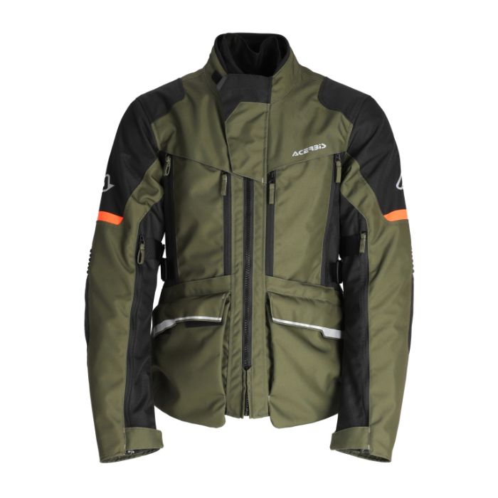 Текстильная куртка Acerbis CE X-ROVER Green/Orange