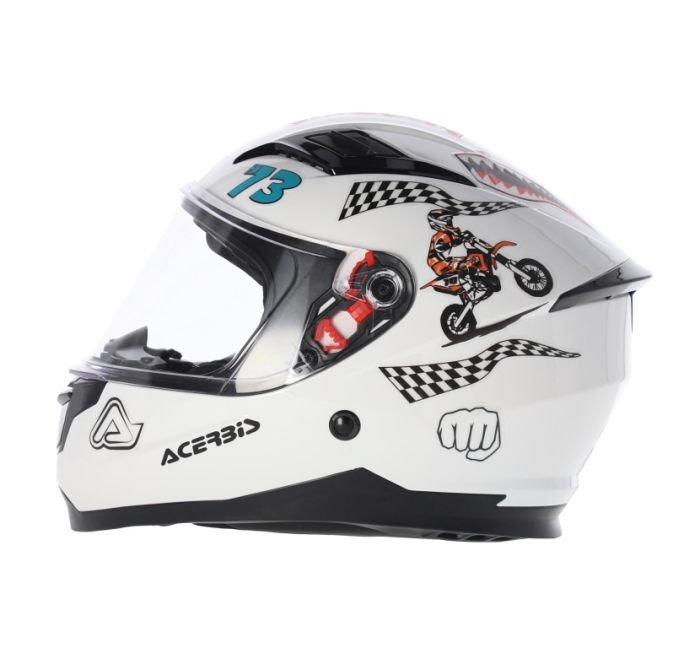 Мотошлем детский Acerbis Carlino Kid 22-06 White