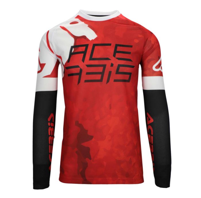 Джерси Acerbis J-Windy Vented Watermark Red/White