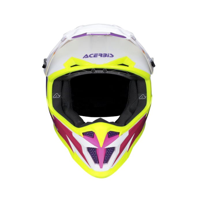 Мотошлем Acerbis T711 White/Purple