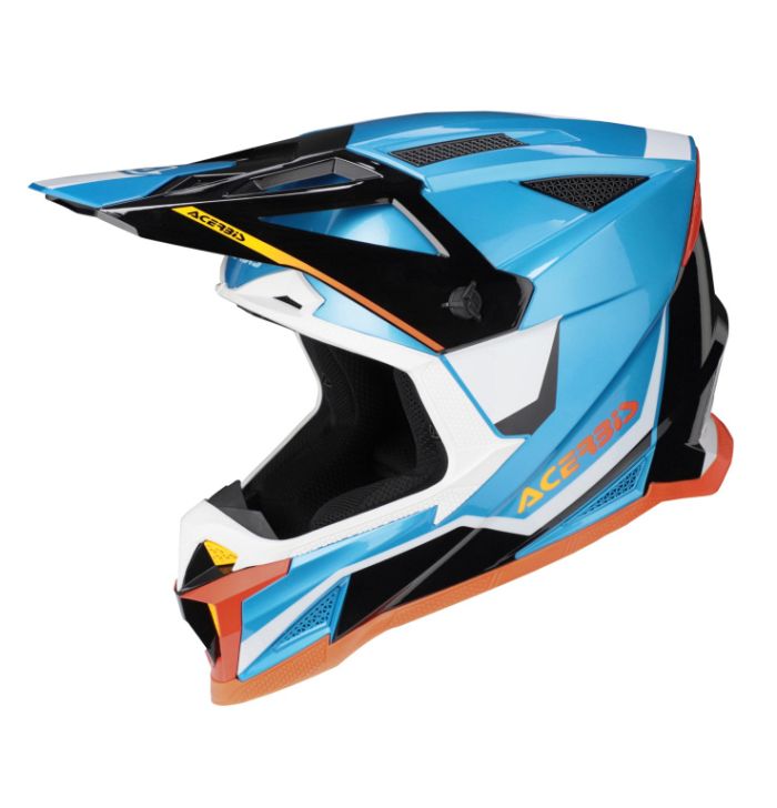 Мотошлем Acerbis T711 Light Blue/White