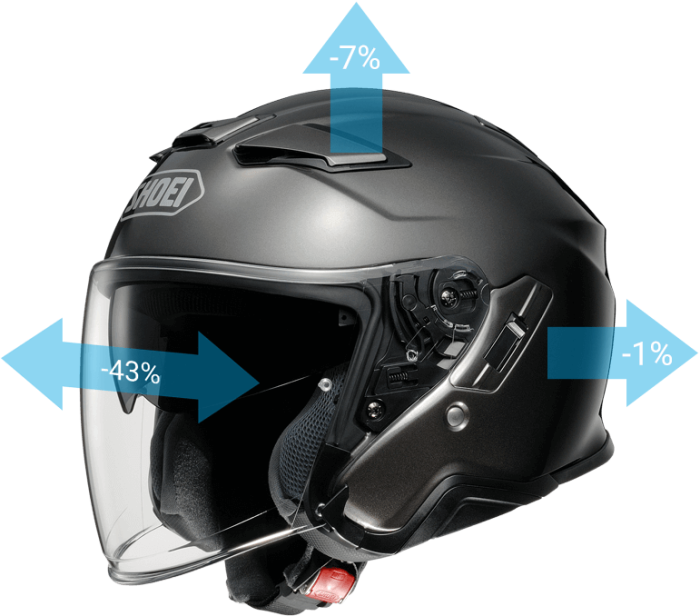 Шлем открытый Shoei J-Cruise II Candy, черный матовый