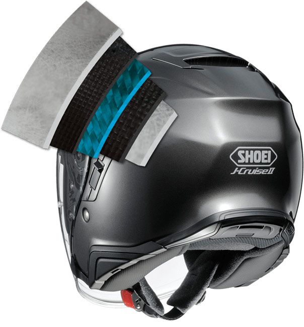 Шлем открытый Shoei J-Cruise II Candy, черный матовый