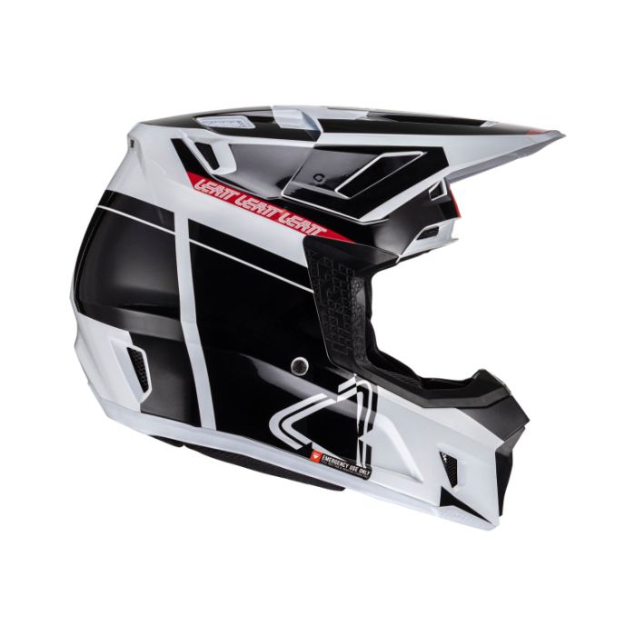 Шлем кроссовый Leatt Moto 7.5 Helmet Kit, Black/White V24