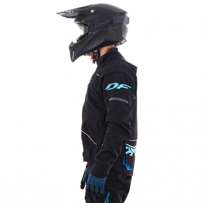 Куртка Эндуро Dragonfly FREERIDE DF Black - Blue 2023