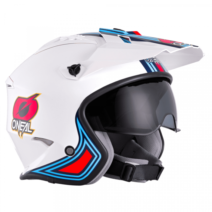 Шлем открытый O'NEAL Volt MN1, глянец Белый/красный