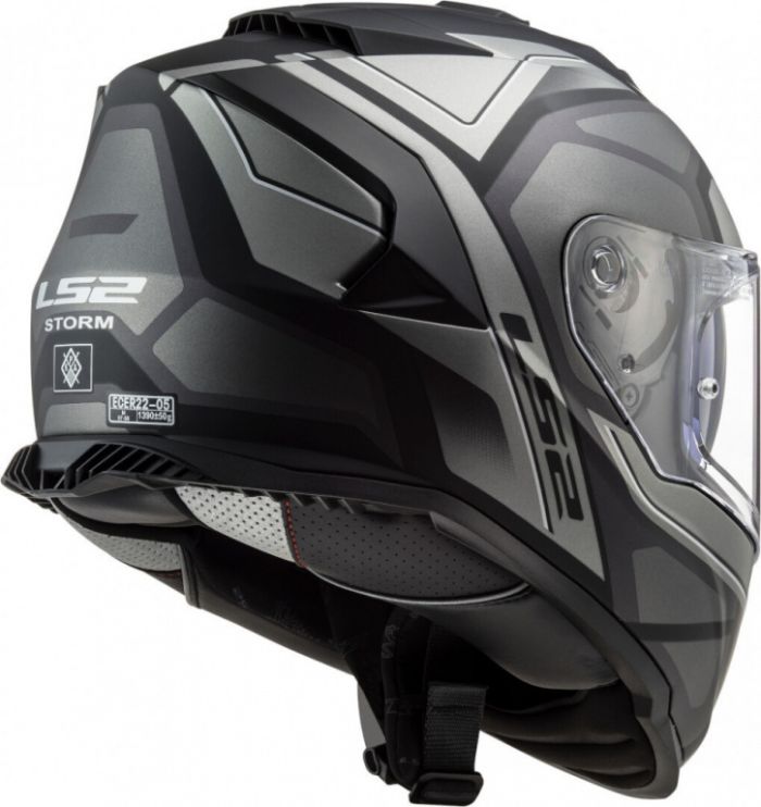 Мотошлем интеграл LS2 FF800 Storm Faster matt titanium