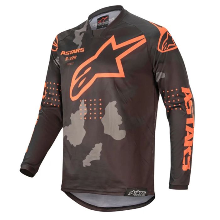 Комплект для мотокросса Replica Alpinestars серый/камо/оранжевый