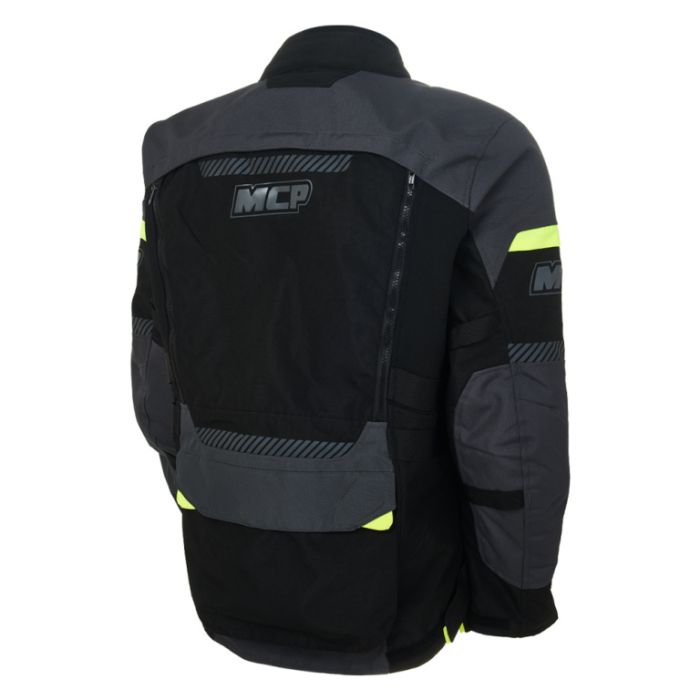 Мотокуртка мужская MCP AXO Touring черно-серо-желтый