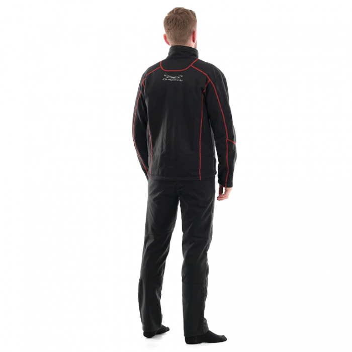 Куртка Dragonfly Explorer Black-Red мужская Softshell