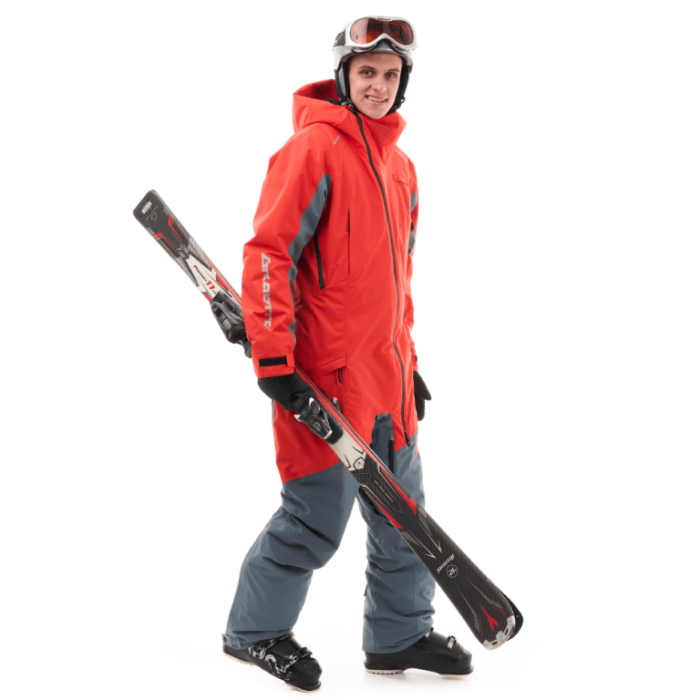 Комбинезон Dragonfly Gravity 2.0 Man Red - Grey