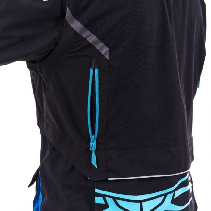 Куртка Эндуро Dragonfly FREERIDE DF Black - Blue 2023