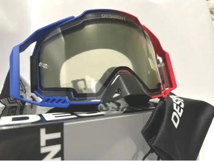 Маска кроссовая Desment MX Pro Red Blue