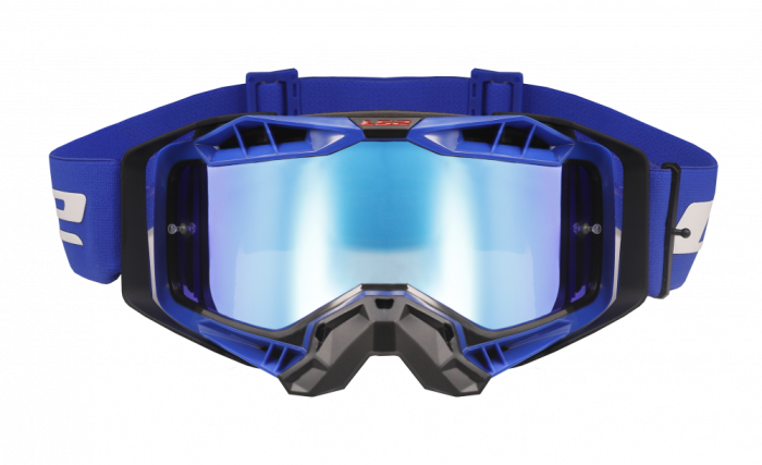 Очки кросс LS2 AURA Goggle с хамелеон линзой черно-синие