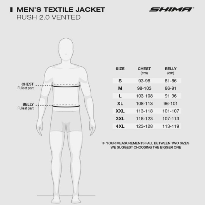 Мотокуртка Shima Rush 2.0 Men Vent Black