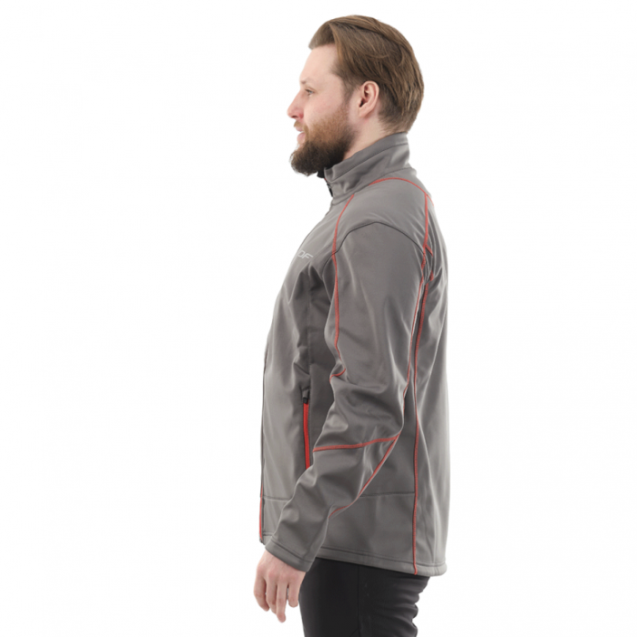 Куртка Dragonfly Explorer Grey-Red мужская Softshell