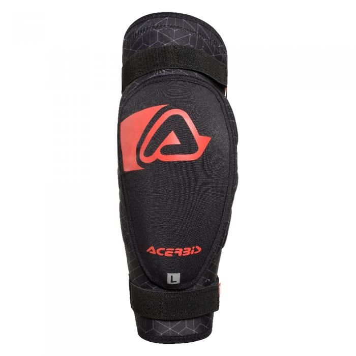 Налокотники Acerbis детские Soft Kid Elbow черный/красный