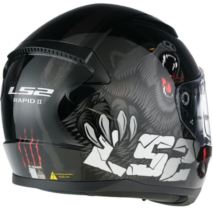 Мотошлем LS2 FF353 RAPID II CLAW Black