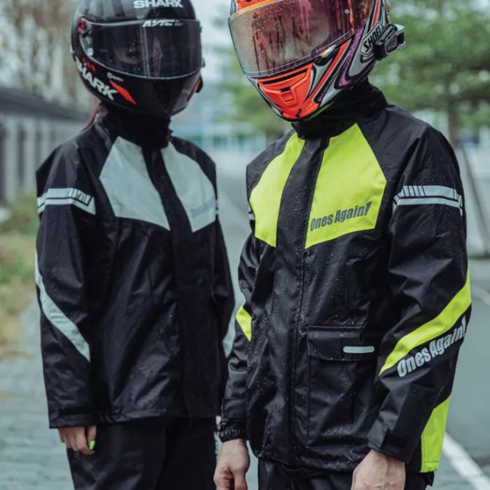 Дождевик Куртка+брюки Ones Again MJ02 black