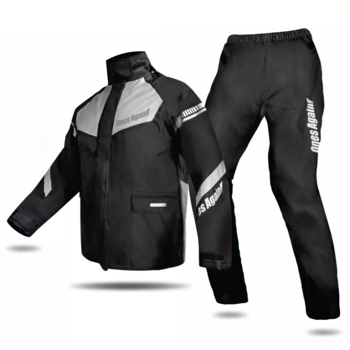 Дождевик Куртка+брюки Ones Again MJ02 black