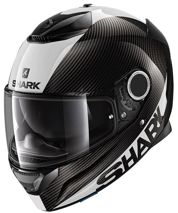 Шлем Shark Spartan Carbon 1.2 Skin Черный/Белый