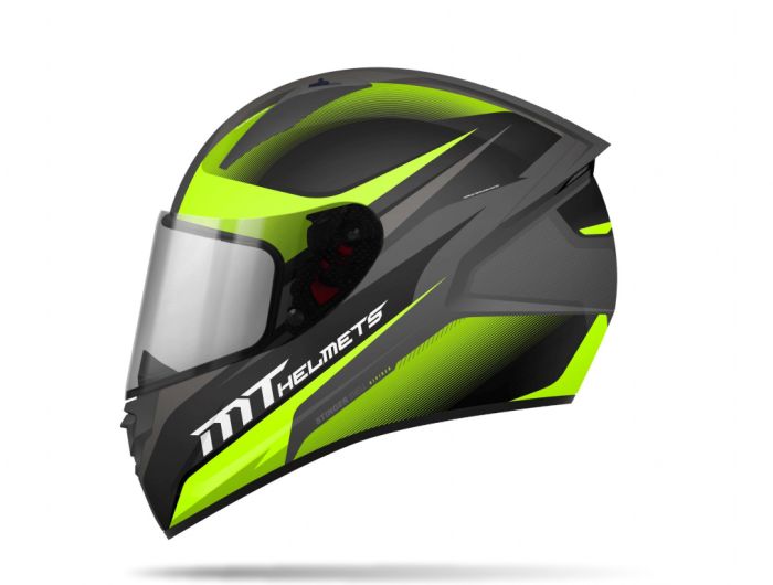 Шлем интеграл MT Helmets Stinger Divided C4 Gloss Fluor Yellow