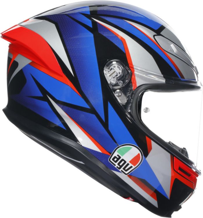 Мотошлем AGV K-6 S Slashcut Black/blue/red