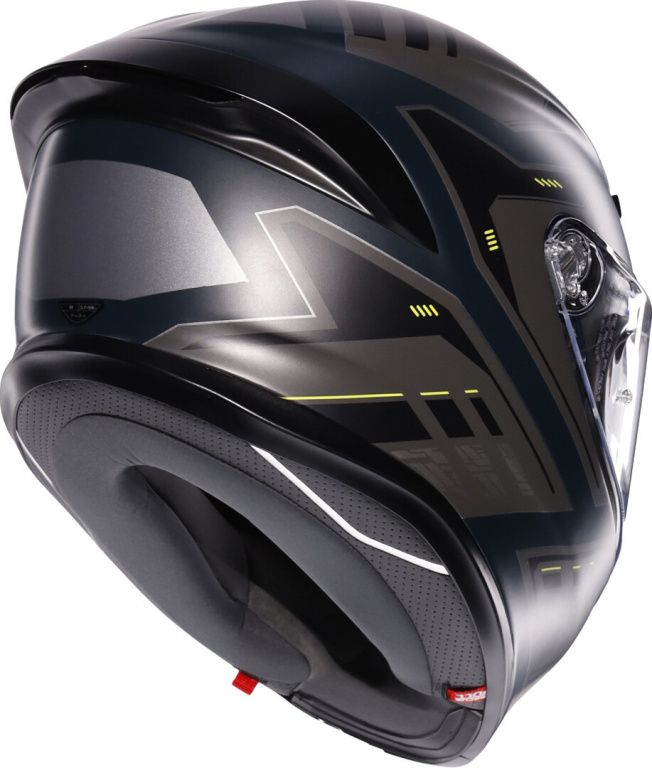 Мотошлем AGV K-6 S Enhance Matt Grey/yellow Fluo
