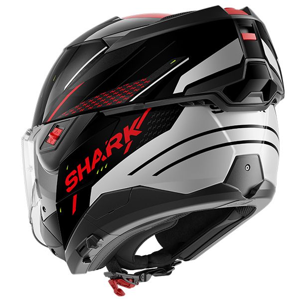 Шлем модуляр Shark Oxo Ridger Black/Silver/Red