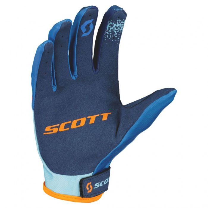 Перчатки Scott 350 Race Evo blue/orange