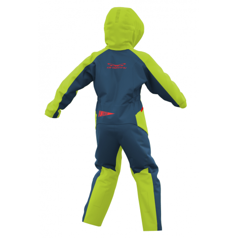 Зимний детскийи комбинезон Dragonfly Junior Gravity Olive-Dark Ocean