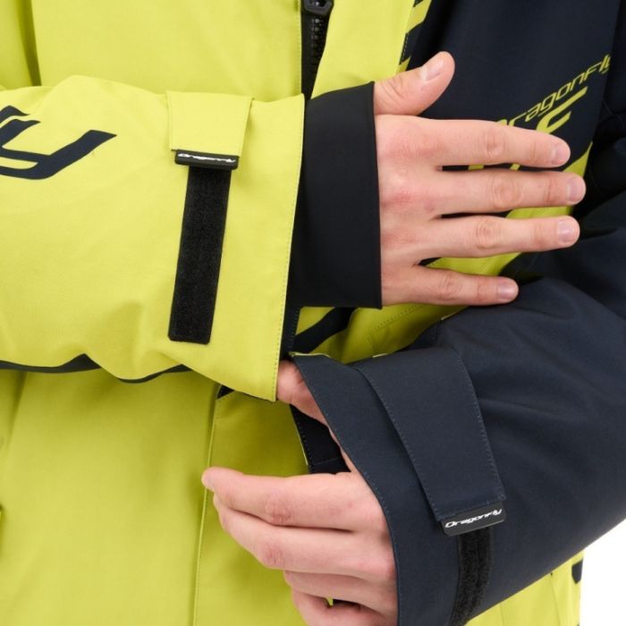 Плащ зимний Dragonfly RACE COAT Man Lime-Black 2025