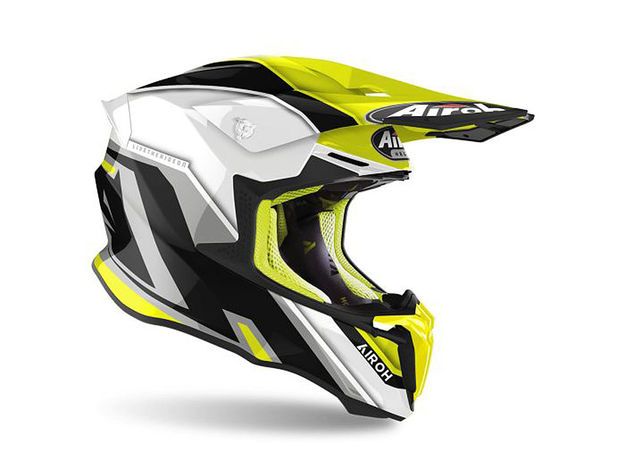 Шлем AIROH TWIST 2.0 SHAKEN YELLOW GLOSS