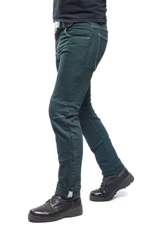 Мотоджинсы EF56 PYTHON EVO муж. Slim fit Cordura Denim стрейч Чёрный Rinsed wash