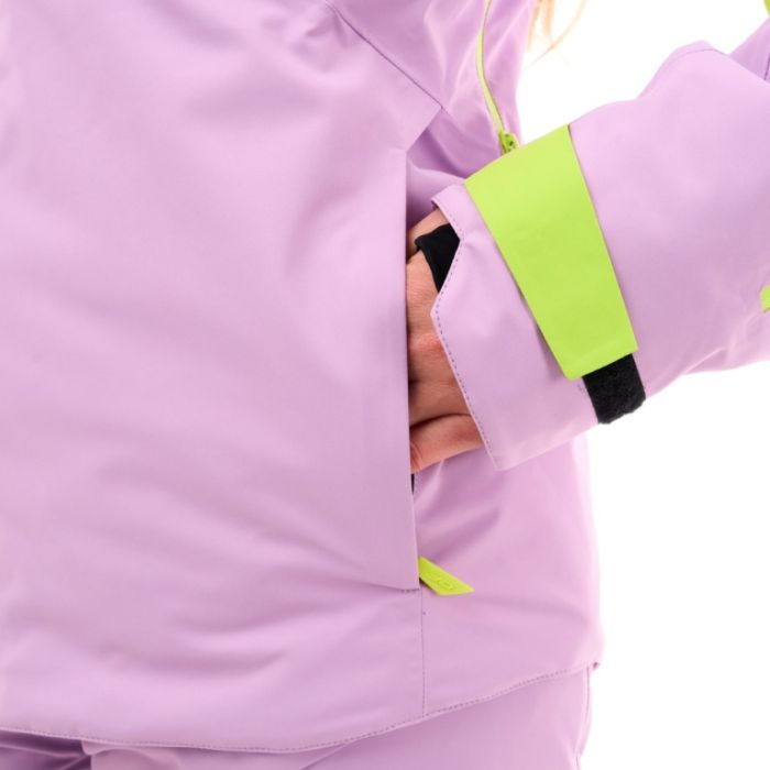 Куртка горнолыжная утепленная Dragonfly Gravity Woman Purple - Lime