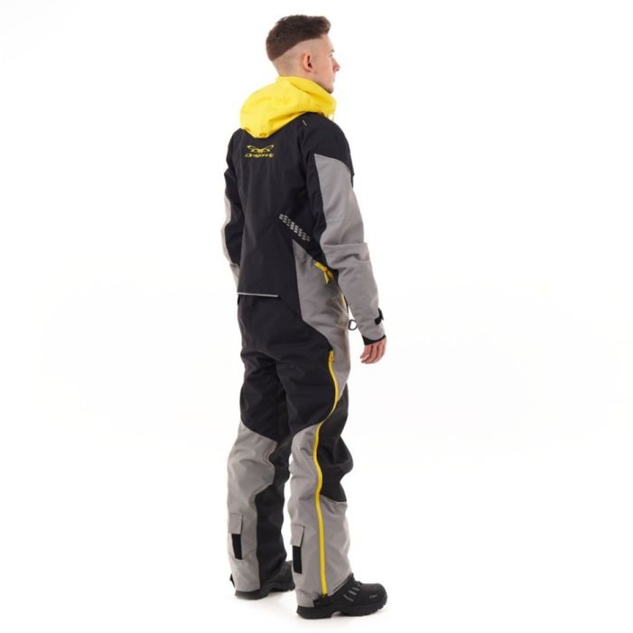 Комбинезон Dragonfly Extreme 2.0 MAN Утепленный Black - Yellow - Grey 2024